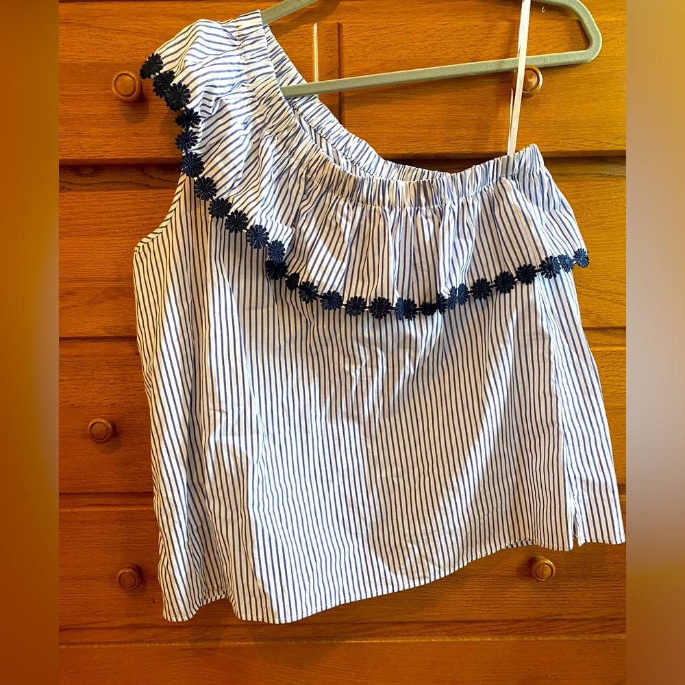 Loft one shoulder top